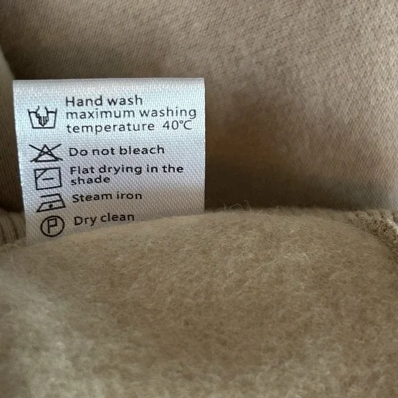 *NWT *Anrabess Women's Full-Zip Hoodie With Collar ~ Khaki~Size Large (MSRP $30) - Picture 14 of 15